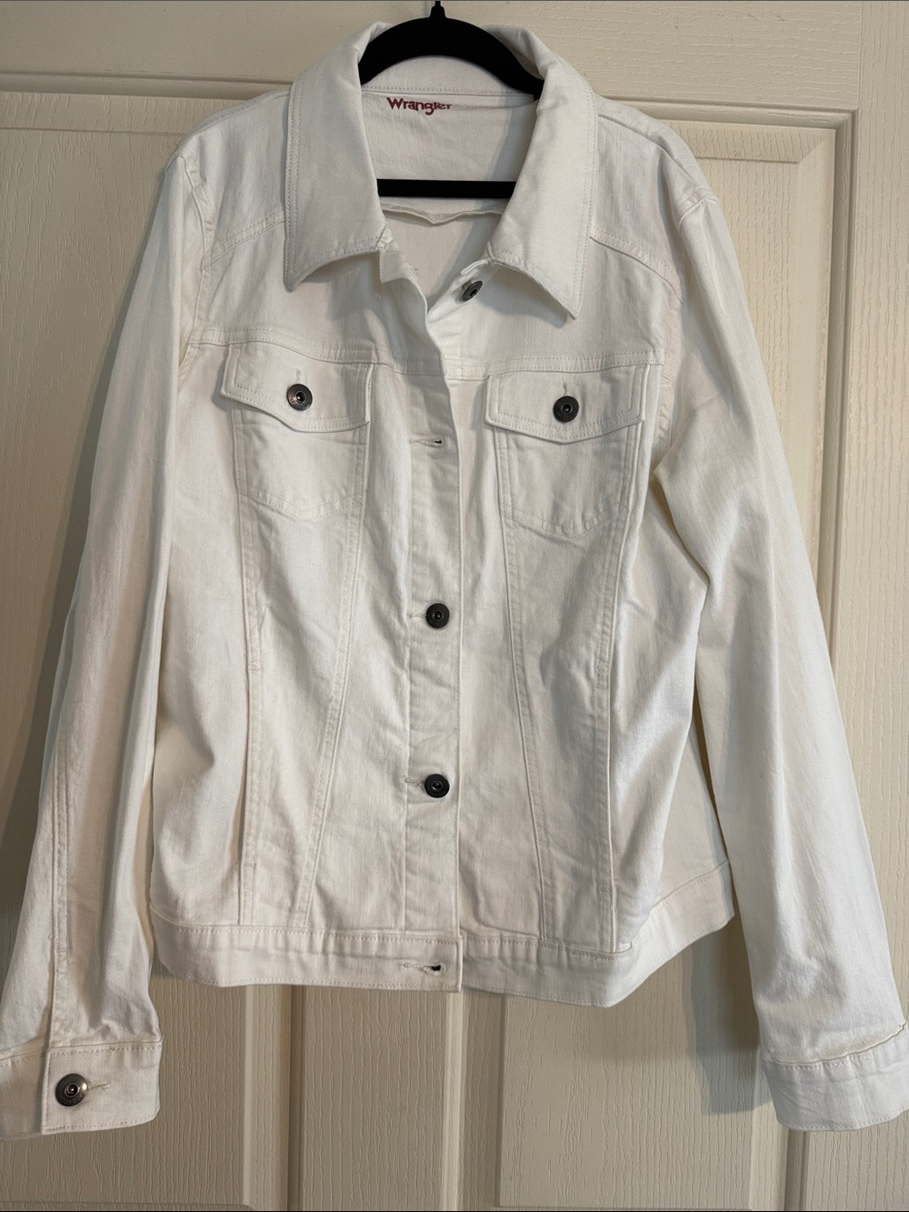 Wrangler White Denim Jacket for Women